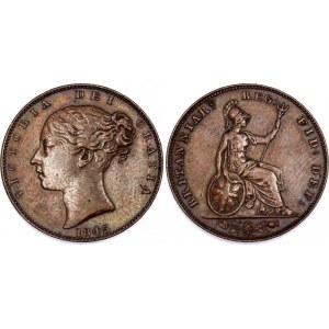 Great Britain 1 Farthing 1845