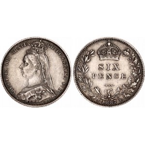 Great Britain 6 Pence 1887