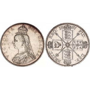 Great Britain Double Florin 1887