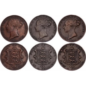 Jersey 3 x 1/26 Shilling 1841 - 1861