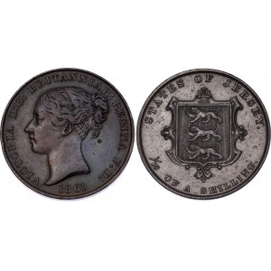 Jersey 1/13 Shilling 1861