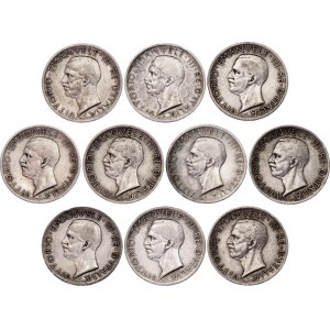 Italy 10 x 5 Lire 1927 R