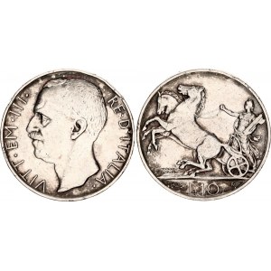 Italy 10 Lire 1929 R