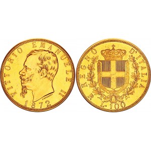 Italy 100 Lire 1872 R Collectors Copy
