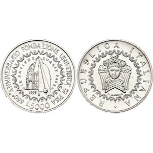 Italy 5000 Lire 1993 R