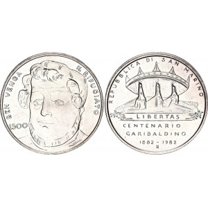 San Marino 500 Lire 1982 R