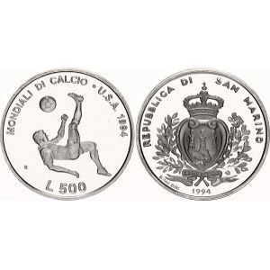 San Marino 500 Lire 1994 R