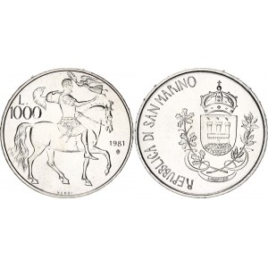 San Marino 1000 Lire 1981