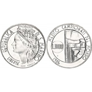 San Marino 1000 Lire 1986 R