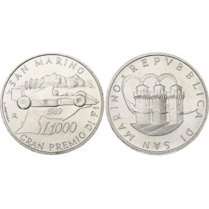 San Marino 1000 Lire 1989 R