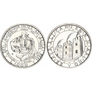 San Marino 1000 Lire 1992 R