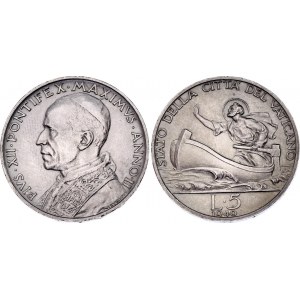 Vatican 5 Lire 1940 (II)