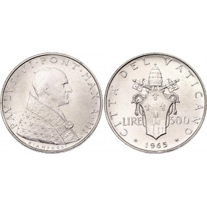 Vatican 500 Lire 1965 (III)