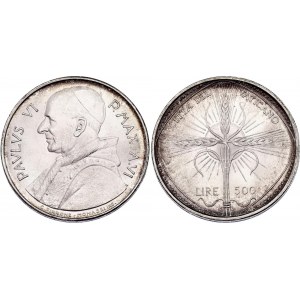 Vatican 500 Lire 1968 (VI)