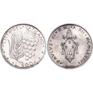Vatican 500 Lire 1974 (XII)