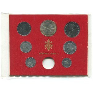 Vatican Set of 7 Coins 1963 R