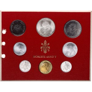 Vatican Annual Coin Set 1967