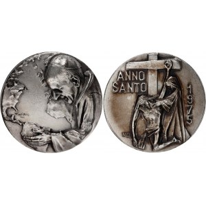 Vatican Silver Medal Pope Paul VI - Anno Santo 1975