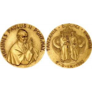 Vatican Medal John Paul's Visit to Africa 1990