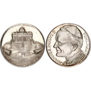 Vatican Silver Token Pope John Paul II - St. Peter's Basilica 1978 - 2005 (ND)