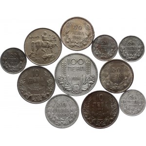 Bulgaria Lot of 11 Coins 1930 - 1943