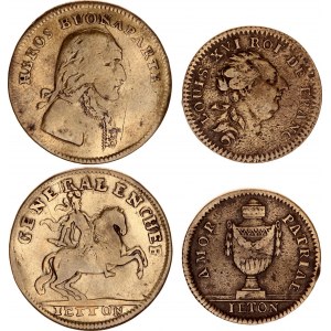 Europe 2 x Token 18th - Century