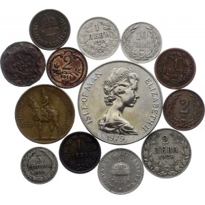 Europe Lot of 15 Coins 1762 - 1979