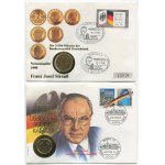 Germany Lot of 8 Coins 1971 - 1990 First Day Covers