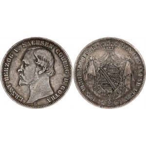 German States Saxe-Coburg and Gotha 1 Vereinsthaler 1864 B