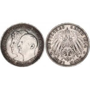 Germany - Empire Anhalt-Dessau 3 Mark 1914 A