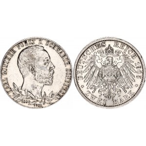 Germany - Empire Schwarzburg-Sondershausen 2 Mark 1905 A