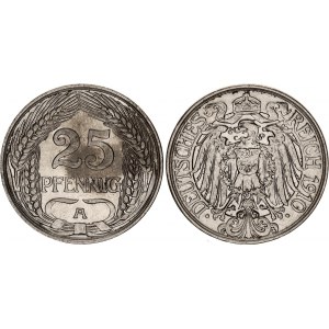 Germany - Empire 25 Pfennig 1910 A
