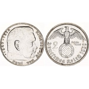 Germany - Third Reich 2 Reichsmark 1939 A