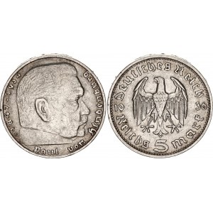 Germany - Third Reich 5 Reichsmark 1936 D
