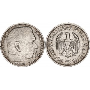 Germany - Third Reich 5 Reichsmark 1936 D