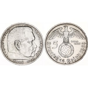 Germany - Third Reich 5 Reichsmark 1939 B