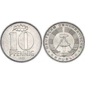 Germany - DDR 10 Pfennig 1963 A Key Date
