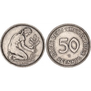 Germany - FRG 50 Pfennig 1950 G Rare