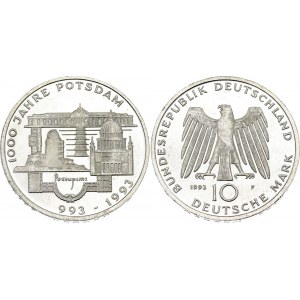 Germany - FRG 10 Deutsche Mark 1993 F