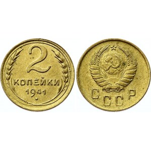 Russia - USSR 2 Kopeks 1941