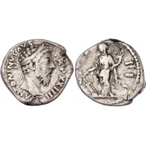 Roman Empire Marcus Aurelius Denarius 168 - 169 AD Fortuna