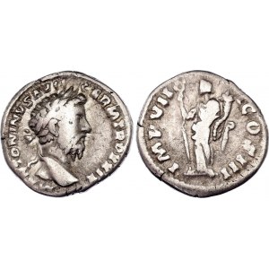 Roman Empire Marcus Aurelius Denarius 174 AD Felicitas