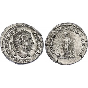 Roman Empire Caracalla Denarius 213 AD Providentia