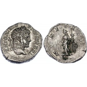 Roman Empire Caracalla Denarius 213 AD Moneta