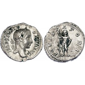 Roman Empire Severus Alexander Denarius 222 - 235 AD Jupiter