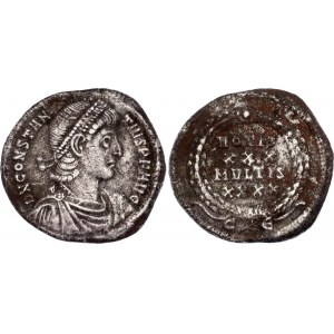 Roman Empire Constantius II Siliqua 355 - 361 AD Constantinople mint