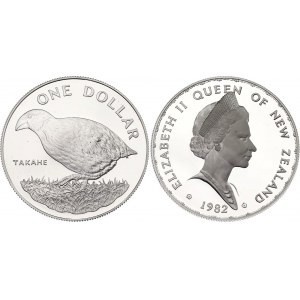 New Zealand 1 Dollar 1982