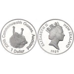 New Zealand 1 Dollar 1989