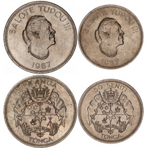 Tonga 50 Seniti - 1 Pa'anga 1967