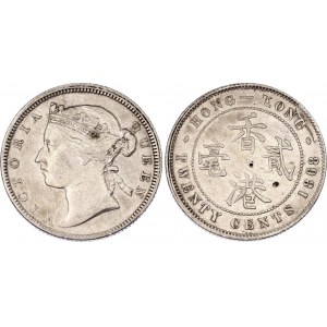 Hong Kong 20 Cents 1868